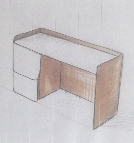 Esboço móvel - Mobiliário Hotelaria e Residências sénior